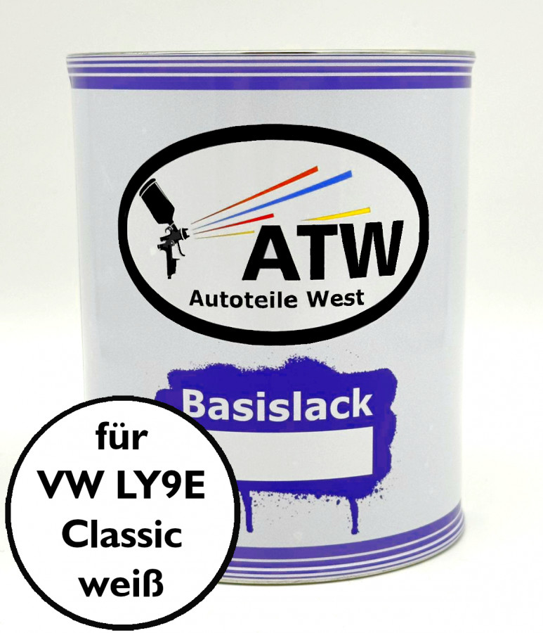 Autolack für VW LY9E Classicweiß